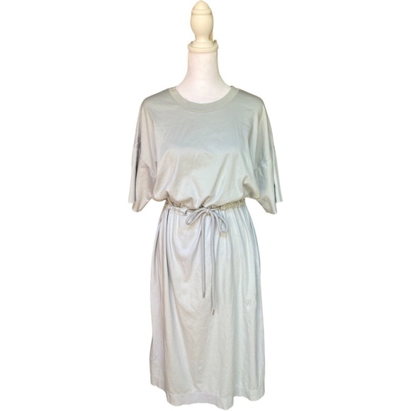 Everlane Dresses & Skirts - Everlane The Luxe Cotton Tie Front Tee Midi Dress Size Medium
